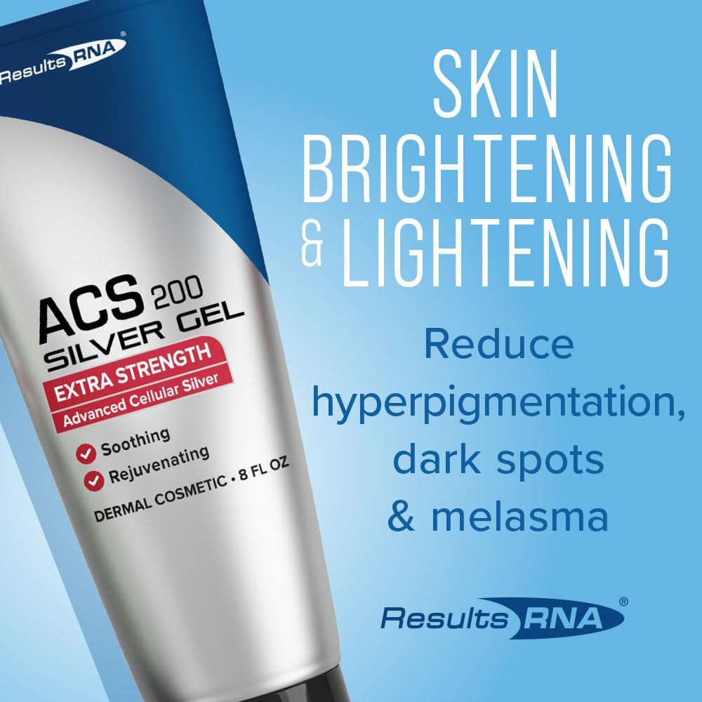 Results RNA - ACS 200 Silver-Glutathione Gel – Advanced Cellular Colloidal Silver Gel for Wound Care & Superior Dermal Healing. Clinically Proven. Recommended by Doctors Worldwide (2 oz - 30 Day)