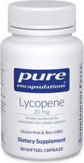Pure Encapsulations Lycopene 20 mg | Dietary Supplement for Cellular and Macular Support | 60 Softgel Capsules