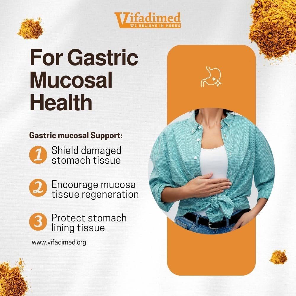 Stomach Plus - for Stomach, Gastritis, Stomach Lining Repair, Acid Reflux, Heartburn, Indigestion, with Galangal, Dong Quai, Cinnamon & Magnolia-90capsules