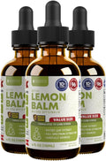 Rejuvica Health Active Lemon Balm 4oz XL Super Size - Advanced Lemon Balm Liquid Extract - Calm Support Drops - Vegan Sugar Free Non GMO Tincture 3 Pack