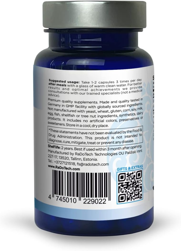 RenoSan, Urinary Tract Health Supplements Promote Kidney Cleanse, Immune Support and Kidney Support Essential with Olive Leaf Extract, Promotes Overall Well-Being, 60 Veg Capsules