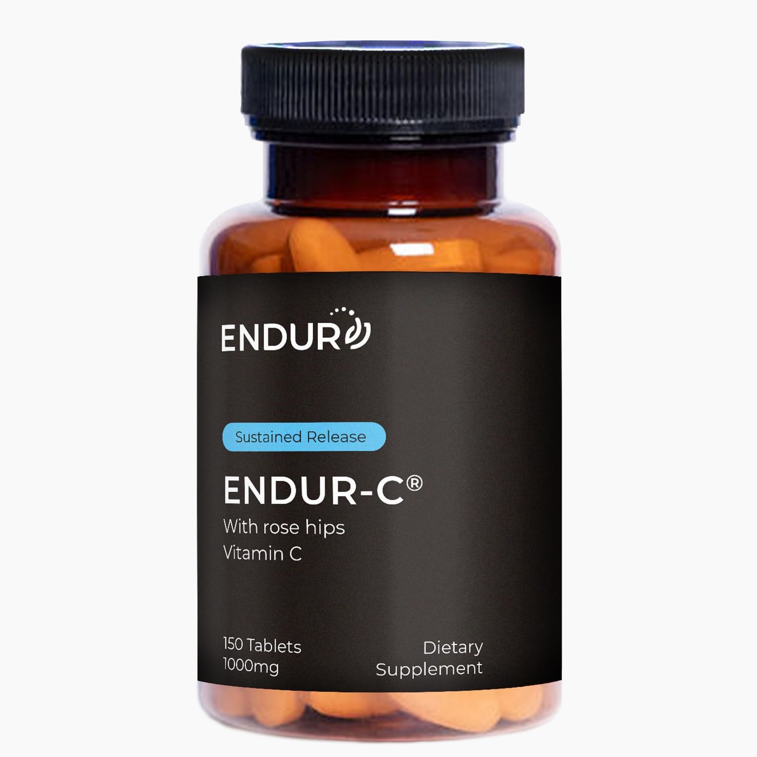 ENDUR-C®, Time Release Vitamin C Supplement Tablets For Optimal Absorption, Ascorbic Acid & Vitamin C with Rose Hips, 1000mg, 150 Tablets