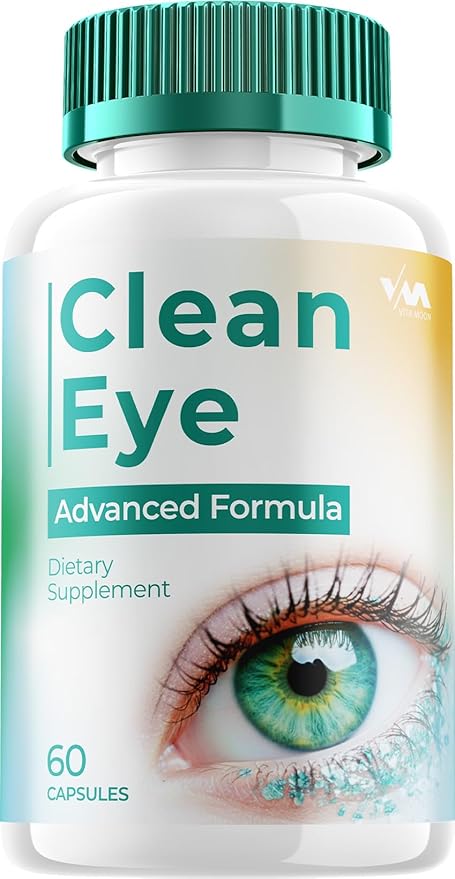 Vitamoon (1 Pack) Clean Eye Advanced Formula Pills, CleanEye Supplement, Overall Wellness, Maximum Strength (60 Capsules)