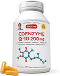 ANDREW LESSMAN Coenzyme Q-10 200 mg 360 Capsules - Essential for Energy Production and Optimum Key Organ Function, Anti-Oxidant Support, Depleted by Aging, Plus B-Complex. Easy to Swallow Capsules
