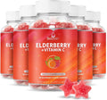 BeLive Elderberry Gummies with Vitamin C - Double Strength Elderberries Extract - Zinc, Multivitamins, B-Complex - for Immune Support Vitamins, Raspberry Flavor (250 Ct - 5 Packs)