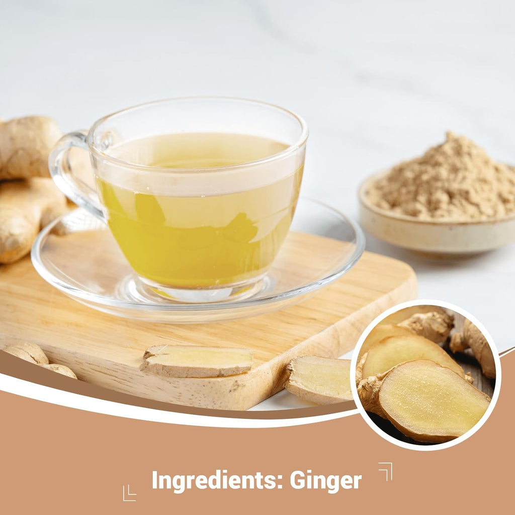 Ginger Root Herbal Tea - Caffeine Free, 8 OZ