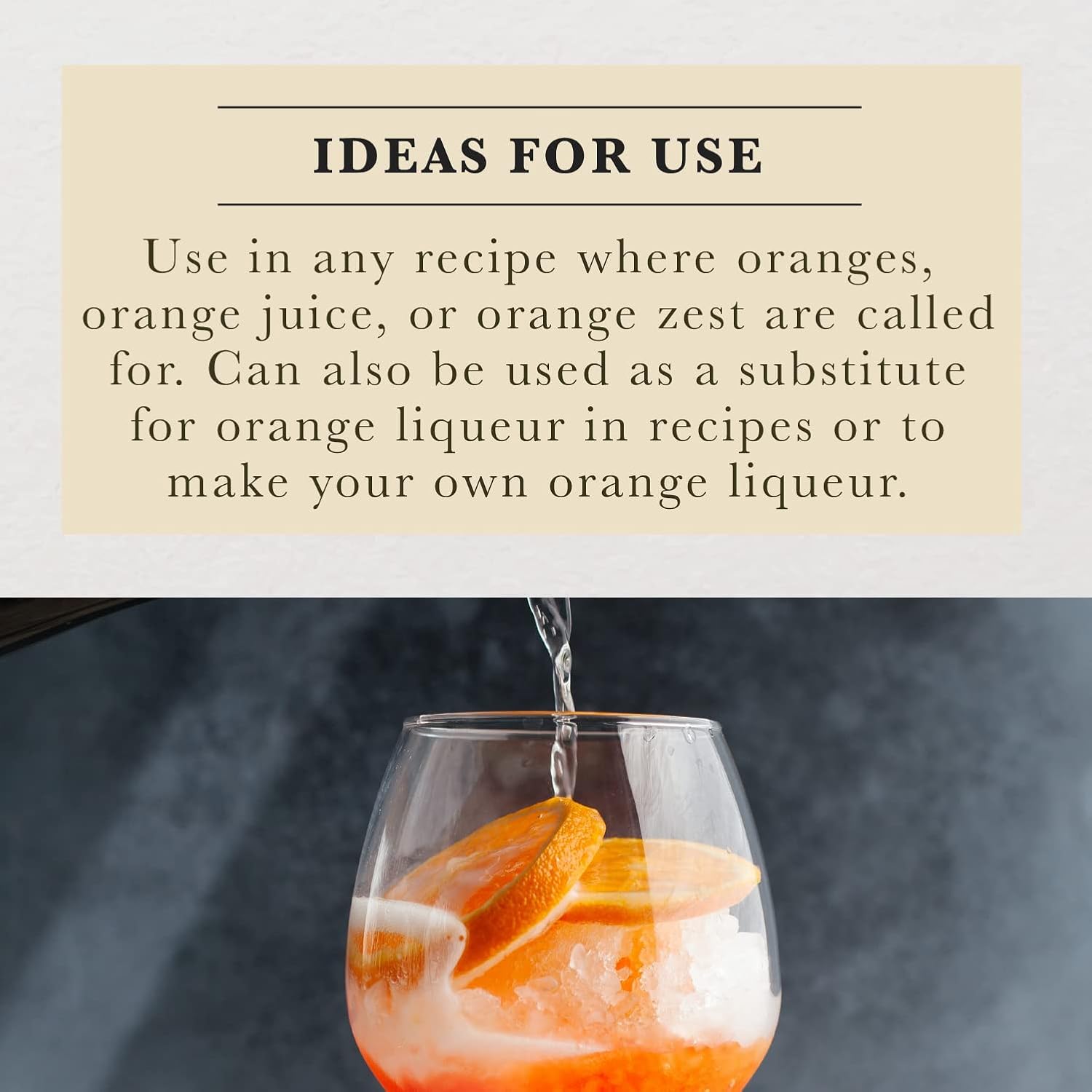 Cook's Pure Orange Extract From Florida Oranges | For Ice Cream, Cakes, Breads, Cookies and Drinks, 16 oz
