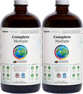 LIQUIDHEALTH Complete Multiple Adult Liquid Multivitamin - Essential Vitamins, Minerals & Nutrients, Immune Support, Gut Health, Energy, Detox - Made in USA, Vegan, Non-GMO, Sugar-Free (2 Pack)