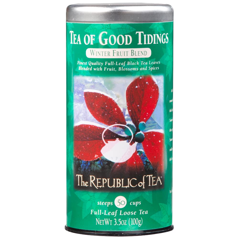 The Republic of Tea, Tea of Good Tidings, Full Leaf 3.5 Oz.