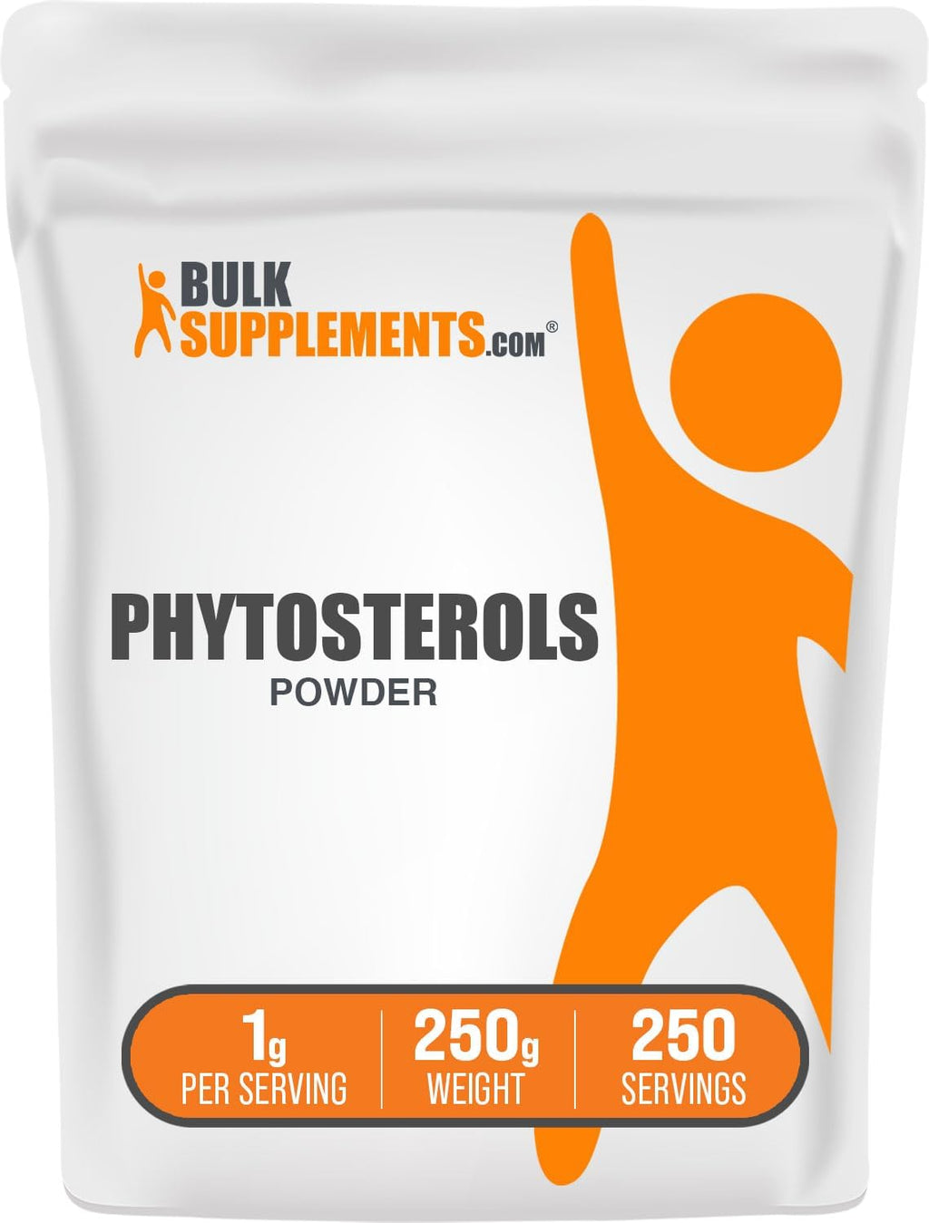 BulkSupplements.com Phytosterols Powder - Phytosterols Supplement, Beta Sitosterol Supplement - Sourced from Soy, Gluten Free, 1g per Serving, 250g (8.8 oz) (Pack of 1)