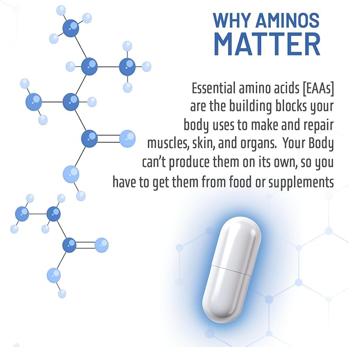 NAUTILUS Muscle Code Essential Amino Acid Capsules – Muscle Synthesis & Recovery & Strength – Unflavored – 60 Servings – Clinically Studied – 0g Sugar, Keto, Vegan, Gluten Free, Dairy Free