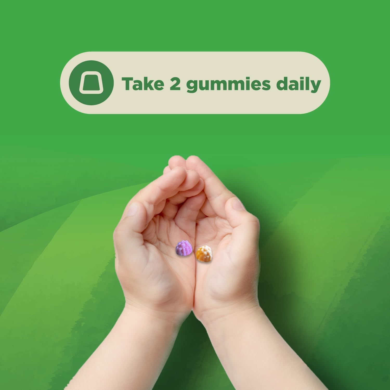 Natures Craft Tasty Kids Calcium Gummies - Vitamin D & Calcium Gummies for Children - Vitamin with & D for Muscle Bone Development Gelatin-Free Kosher Childrens 30ct (1 Pack)