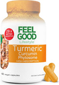 Turmeric Curcumin Capsules - Ultra High Absorption - 60ct - 1000mg per Serving