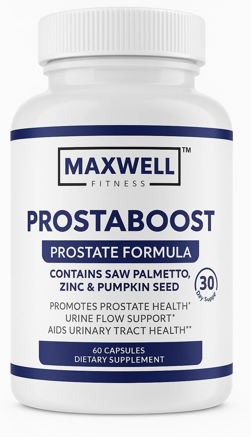 PureProsta Boost Men's Prostate Support with Saw Palmetto, Zinc, Selenium & 19 Herbs - Urinary Flow & Bladder Control Formula - Proprietary Blend with Pygeum & Plant Sterols - 60 Veggie Caps