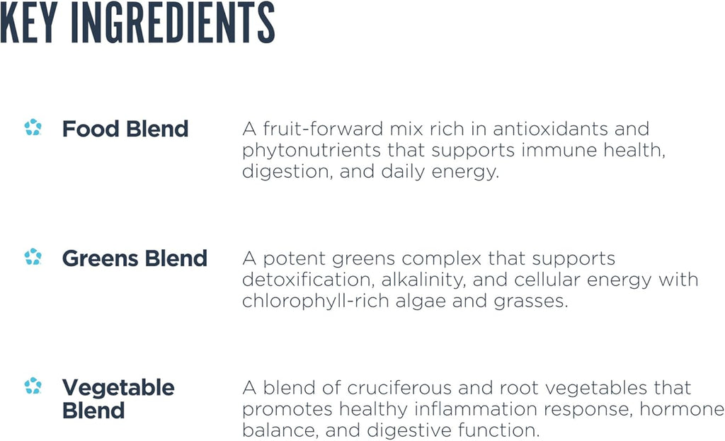 Revive MD Daily Greens Supplement for Men & Women - Superfood & Antioxidant Blend with Digestive Enzymes, Prebiotics & Probiotics for Immune Support, Digestive & Gut Health - 180 Capsules