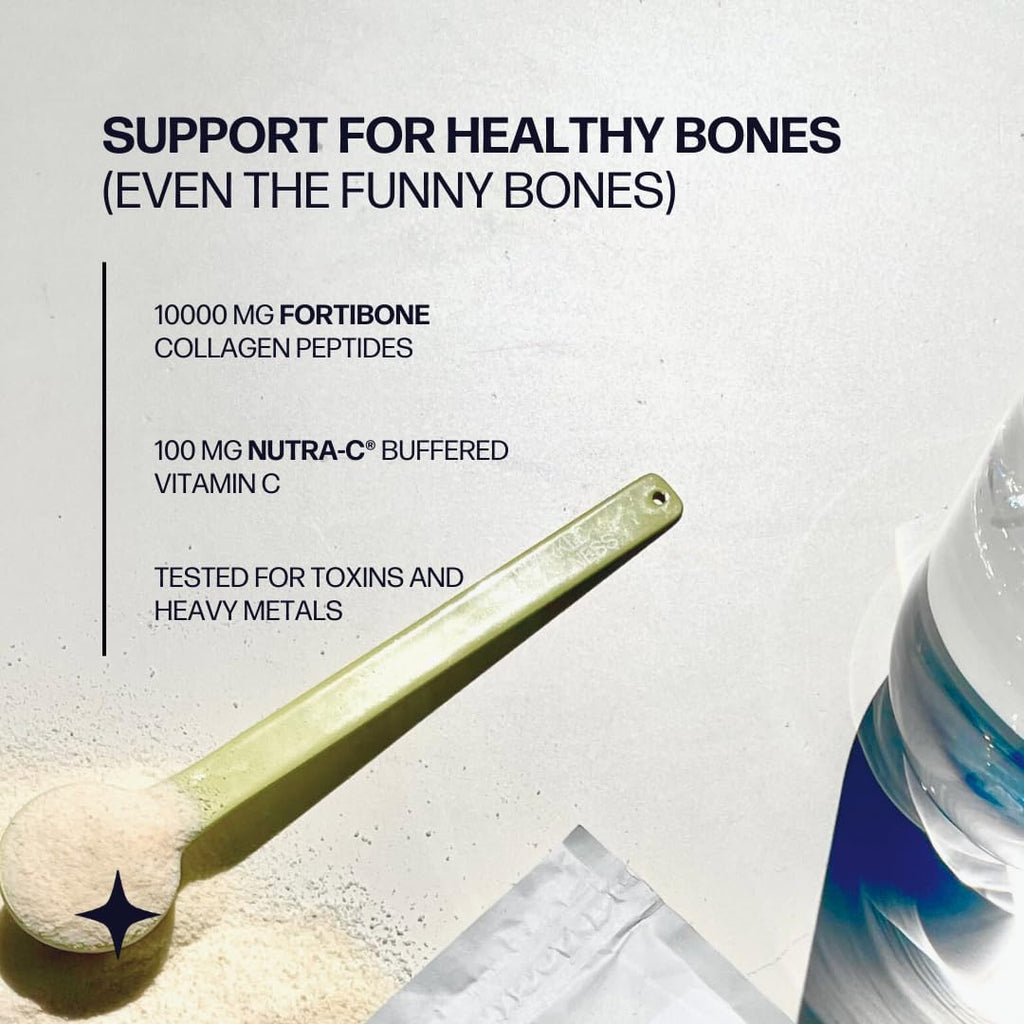 Osteo Boost (Mixed Berry) [30 Serves] | Collagen Powder Supplement | FORTIBONE Bioactive Collagen Peptides and Buffered Vitamin C Nutra C | Bone Supplements