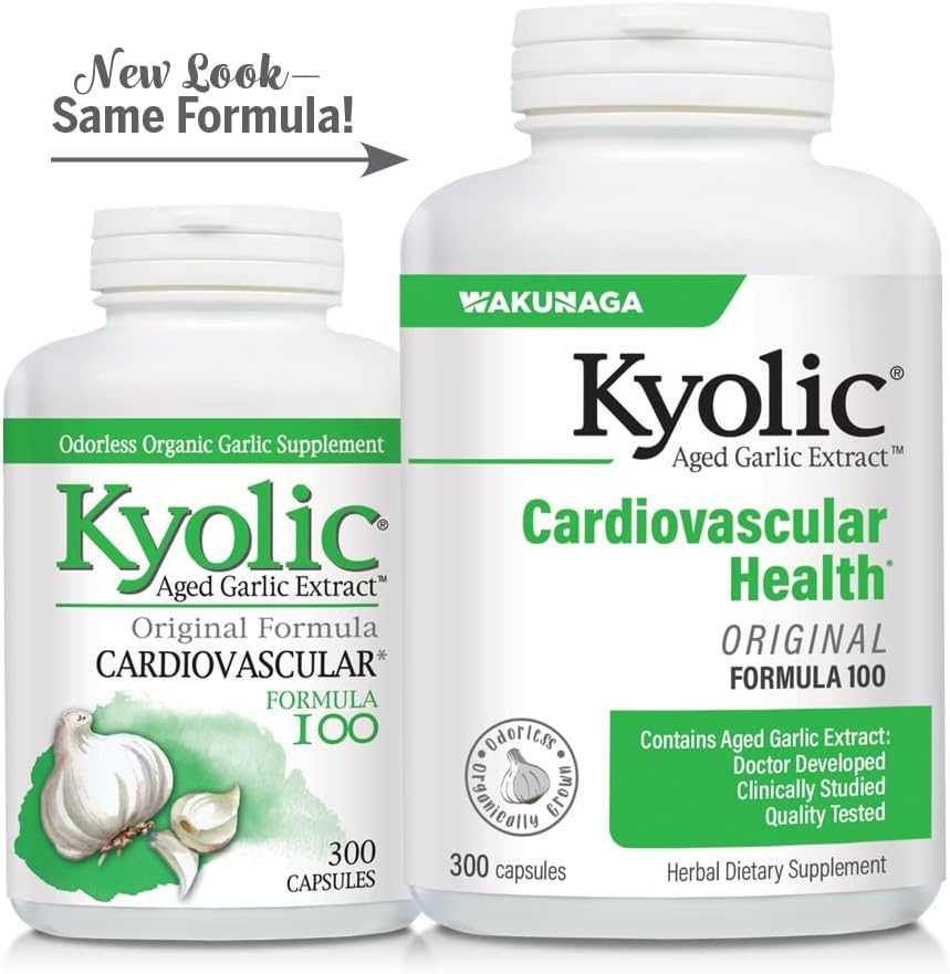 Kyolic Aged Garlic Extract Formula 100, 300 Capsules