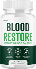 Macondo Blood Restore Capsules - Official BloodRestore Support Supplement Balance - Maximum Strength, Daily Natural Multivitamin for Overall Health & Wellness - 60 Capsules for 1 Month