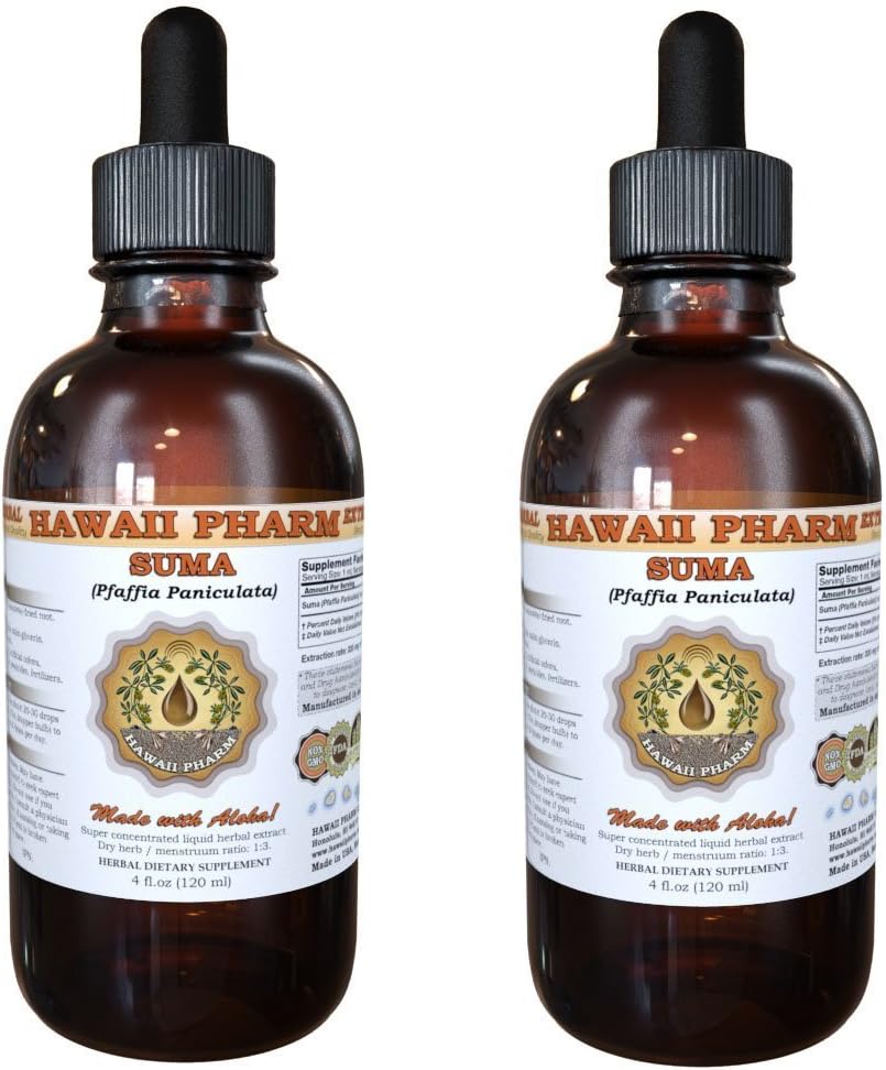 Suma (Pfaffia Paniculata) Liquid Extract 2x2 fl.oz