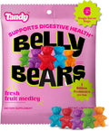 Tandy Belly Bears Fiber & Probiotic Gummies I Daily Digestive Health Gummies for Gut Health with Fresh Fruit Medley Flavor I Gluten-Free Gummy Bears I Fast-Acting Dietary Supplement Gummy I 6-Pack
