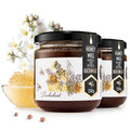 HONIGMA® Raw Buckwheat Honey | Exquisite Taste | 100% Pure | Unpasteurized | Unfiltered | Partially crystallized | 250g/8.8oz