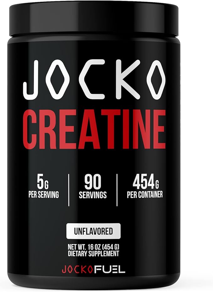 Jocko Fuel Bundle - Vanilla Mölk Protein Powder + Creatine Monohydrate Powder for Men & Women - Bundle for Atheltic Performance, Recovery, & Muscle Growth