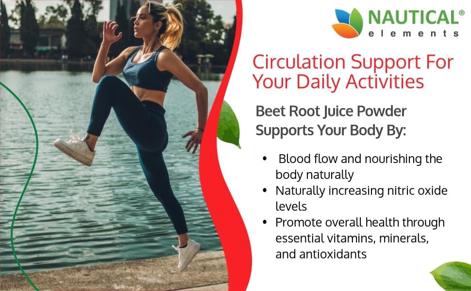 Beet Juice Powder Organic - Cold Pressed - 20:1 Concentrate - Concentrated Beet Root Powder - Nitric Oxide - Circulation Support - 57 Servings of Beet Root Supplement - 7oz