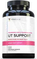 Vitauthority Fast Acting UTI Support Capsules- Cranberry Juice Powder for Utinary Tract Health and Preventitive Support- Enhanced Blend Promotes Urinary Health- 120 Vegetarian Capsules