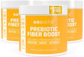 GOBIOTIX Prebiotic Fiber Supplement Powder for Digestive Health, Soluble Fiber for Gut Health, Gluten & Sugar Free, Keto, Vegan, 35 Servings (3 Pack)