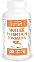 Supersmart - Water Retention Formulation (Advanced Complex) - with Dandelion, Guarana, Caffeine, Betalains - Natural Lymphatic Drainage Supplement | Non-GMO & Gluten Free - 120 Vegetarian Capsules