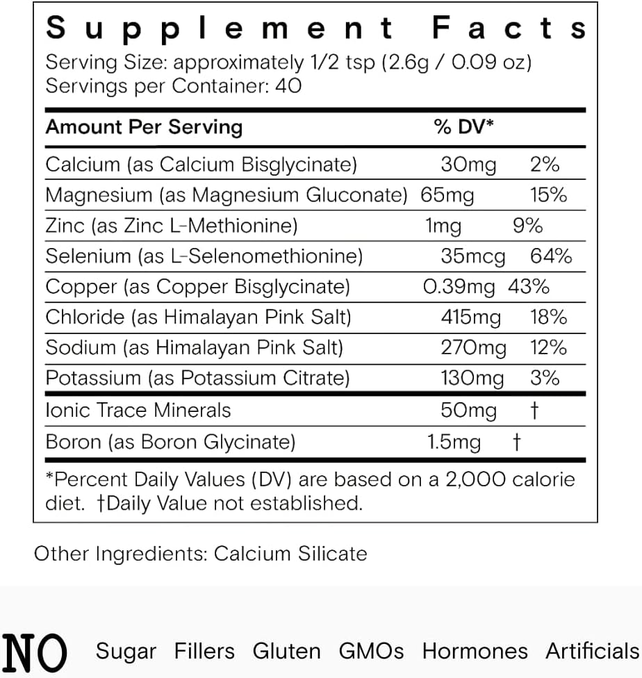 Moon Juice - Mini Dew Electrolytes Powder - Naked (Unflavored), 30 Servings - 2in1 Electrolytes & Minerals - Hydration Powder - Magnesium, Calcium, Potassium & Pink Salt - Sugar Free, Vegan, Non GMO