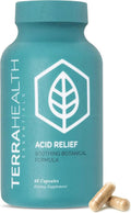 Terra Health Essentials - Acid Relief | All-Natural Acid Reflux Relief, Heartburn, Indigestion Supplement | 30-Day Supply (60 Capsules)