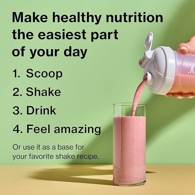 BODi Shakeology Plant-Based Vegan Protein Powder – Gluten-Free Superfood Shake with Vitamins & Minerals – Helps Support Healthy Weight Loss & Gut Health, Vanilla, 14 Individual Packets
