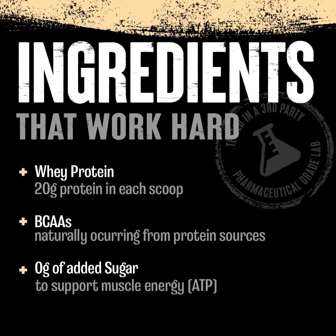 Animal 100% Whey Protein Powder – Whey Blend for Pre Workout or Post Workout, Recovery, Anytime Low Sugar Protein Boost Meal Replacement with BCAA Branched Chain Amino Acids – Cookies & Cream, 4 lb
