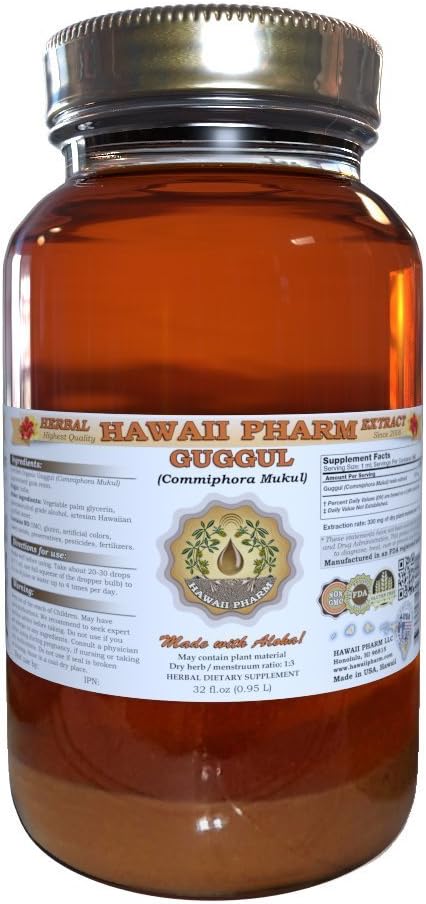 Guggul (Commiphora Mukul) Liquid Extract 32 oz Unfiltered