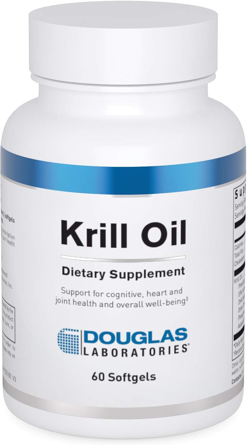 Douglas Laboratories Krill Oil | Supports Cognitive, Heart and Joint Health | 60 Softgels
