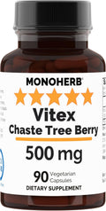 Vitex Chaste Tree Berry 500 mg - 90 Veg Capsules - 90 Servings