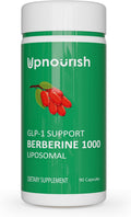 UpNourish Liposomal Berberine Supplement - Advanced Berberine HCl 1000mg Plus Ceylon Cinnamon, Chromium Picolinate, Curcuminoids, Resveratrol, Green Tea and Yerba Mate - 90 Vegan Capsules