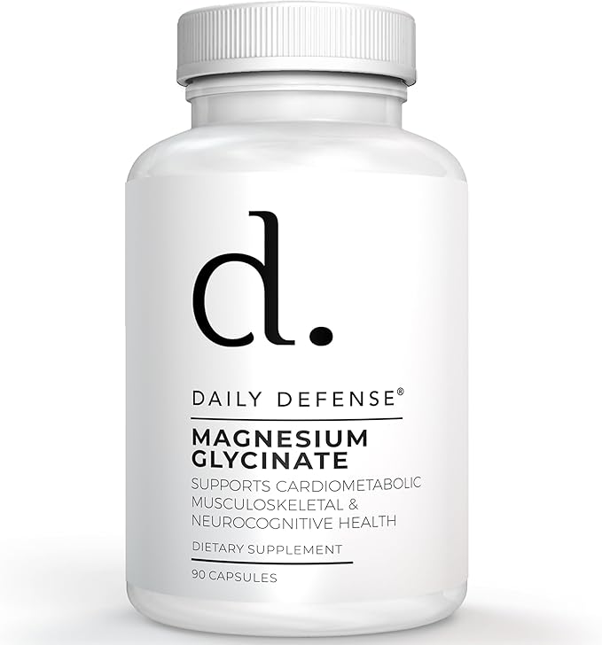 Magnesium Glycinate 200mg – Chelated Magnesium Bisglycinate for Muscle Relaxation, Restful Sleep, Heart Health & Metabolism Support – 90 Capsules, Made in USA