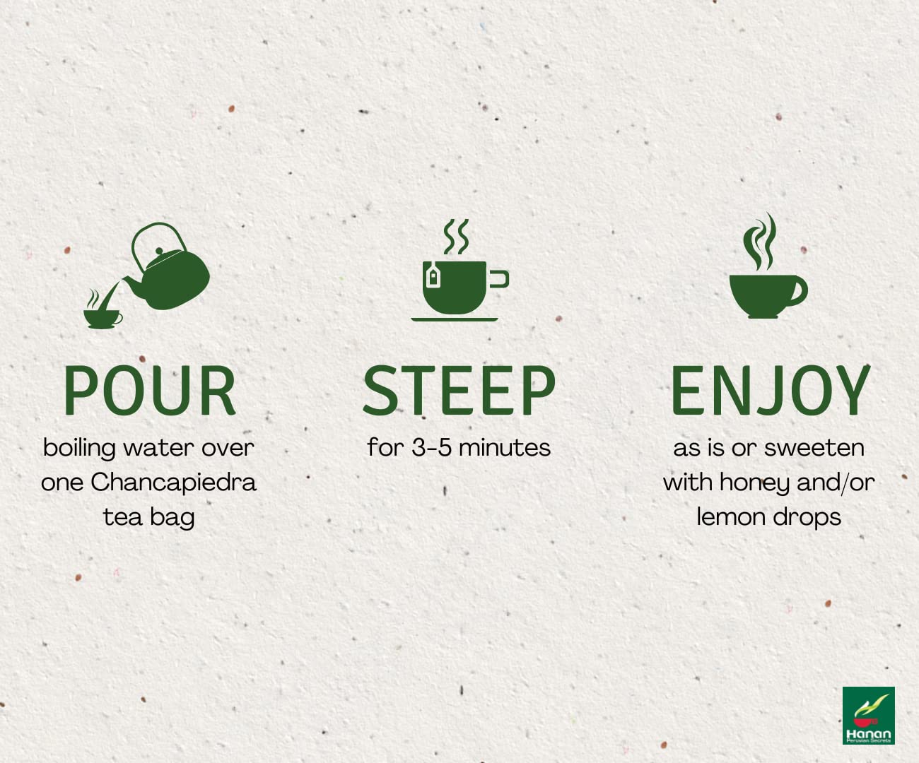 Hanan Peruvian Secrets Chancapiedra Herbal Tea | 100% Natural Stonebreaker | 25 Tea Bags | Aids in Promoting Normal Kidney Function Naturally