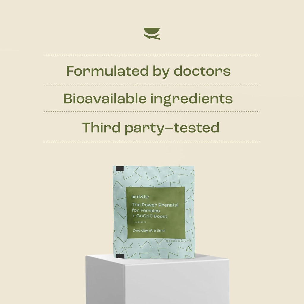 bird&be The Power Prenatal for Females with Coq10 Boost