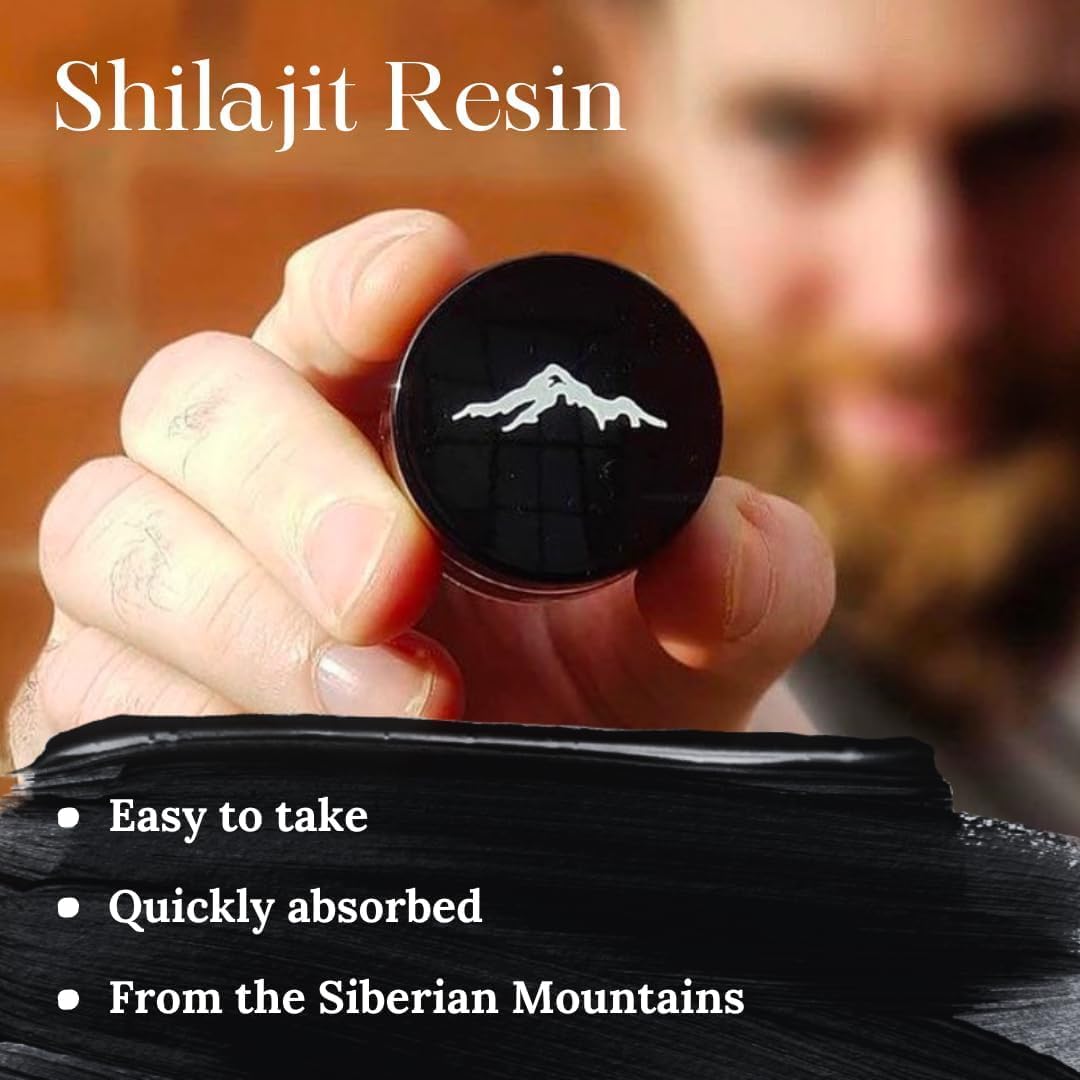 Pure Himalayan Shilajit, High Nutritional Potency, Grade A Shilajit Resin with 85+ Plant-Derived Trace Minerals and Fulvic Acid, Energy & Immune Suport for Men & Women, 3rd Party US Lab Tested (115g)