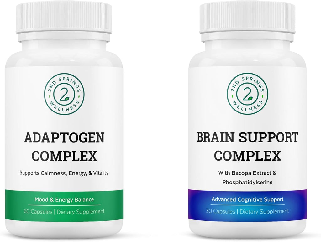 Mind & Body Support Bundle: Adaptogen Complex & Brain Support Formula