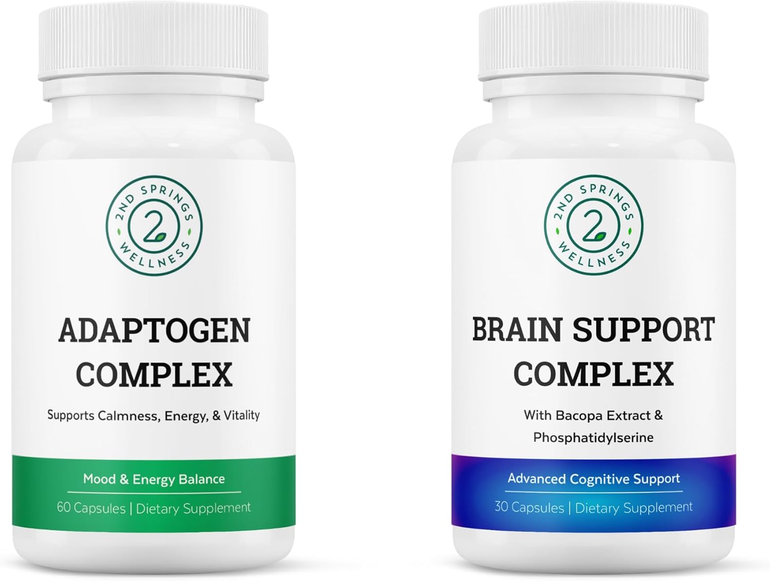 Mind & Body Support Bundle: Adaptogen Complex & Brain Support Formula