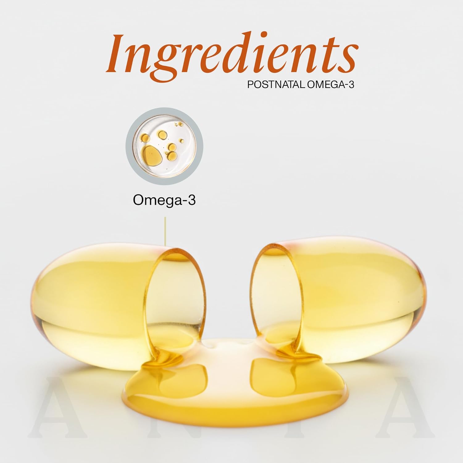 ANYA Omega 3 with 300mg DHA and EPA, Clean Ingredients, Non-GMO, 100% Vegan, Gluten, Soy, and Dairy Free. Supplement for Women, Prenatal Postnatal Vitamin for Breastfeeding and Lactation Support