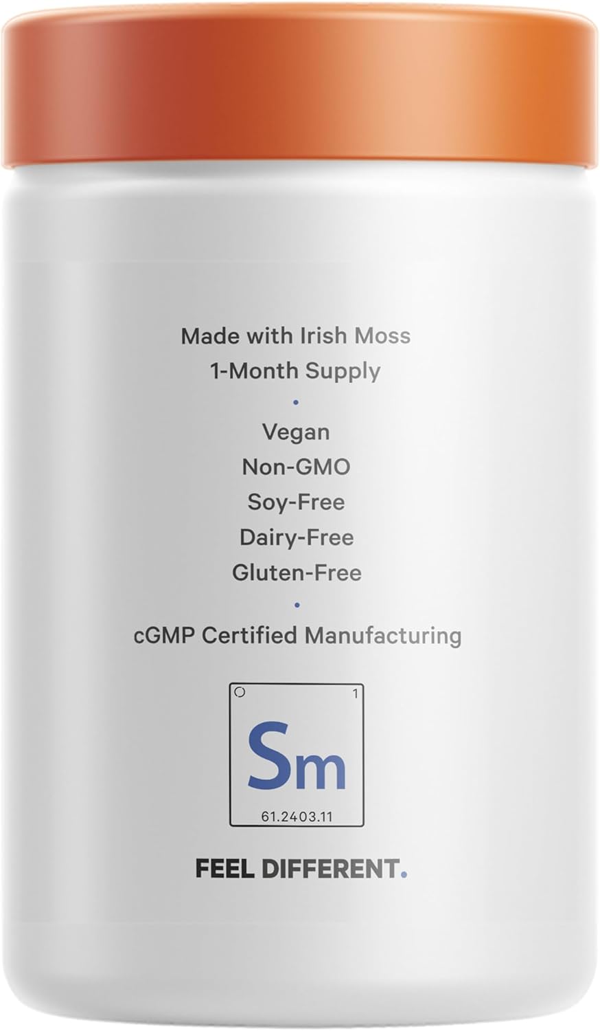 Codeage Irish Sea Moss Gummies Supplement - 300mg Irish Sea Moss Extract Equivalent to 3,000mg of Raw Powder - Delicious Strawberry Flavor - Vegan, Non-GMO, Gluten-Free - 60 Gummies