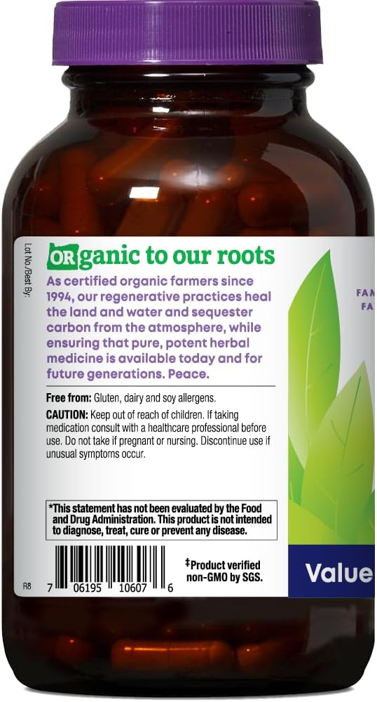 Oregon's Wild Harvest Organic Ashwagandha Non-GMO Herbal Supplements for Stress Relief, Immune Support, Balanced Energy Levels & Mood Support, 180 Count