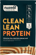 Nuzest - Vegan Pea Protein Powder - Clean Lean Protein, Premium Plant Based Protein Powder, Dairy Free, Gluten Free, GMO Free Protein Shake (1 Serving (Pack of 1), Salted Caramel)