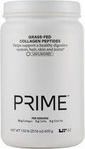 LTH Prime Collagen Peptides - Trusted by Life Time Fitness Members - Collagen Powder for Digestive Health - Supports Healthy Joints, Hair & Skin - from Grass-Fed Cows - Unflavored - 30 Servings