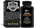 HFL Perfect Vitamin D&K by Dr. Sam Robbins | Vitamin D3 & K2 (MenaQ7® MK-7) | 3 Month Supply | 2X Absorbable | Vegan, Plant-Based, Micro-Encapsulated.